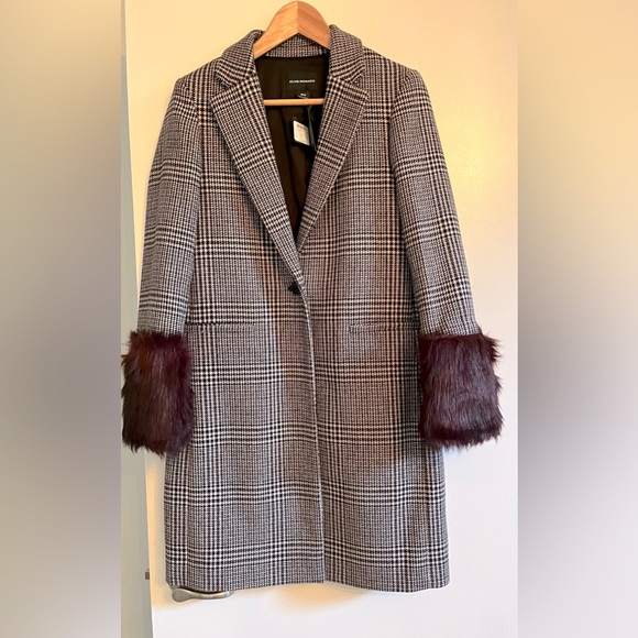 Club Monaco Starella Plaid Coat - NWt - Picture 4 of 7